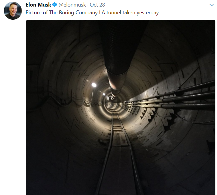 Video Hyperloops Anyone? Elon Musk's First Tunnel