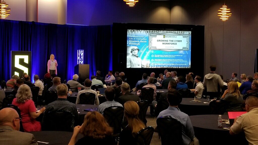 Helen Patton keynote stage - SWCIN19