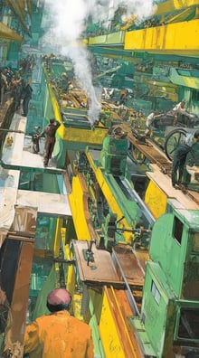 Workers in a factory