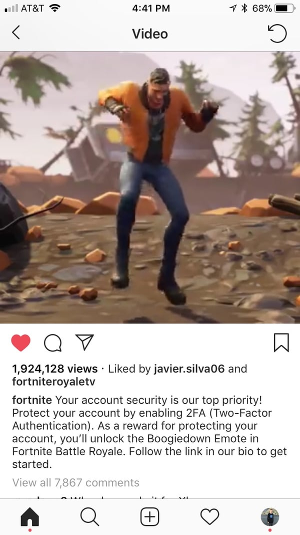 How to enable Fortnite 2FA