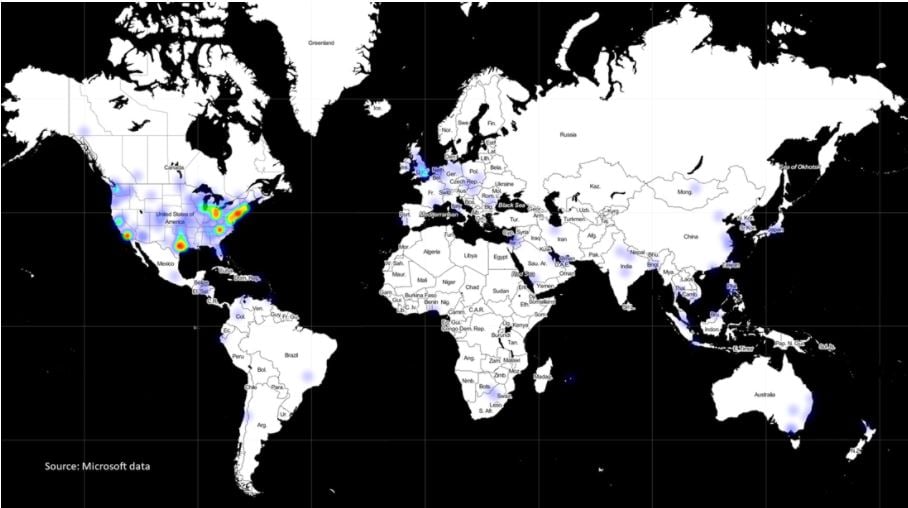 solarwinds-infection-map