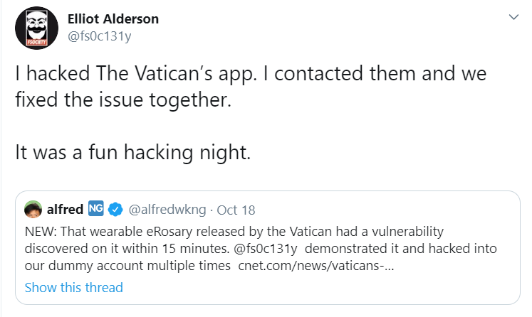 vatican-erosary-hack-tweet
